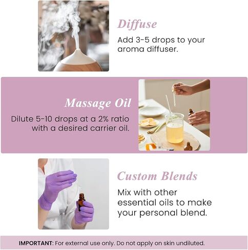 Clary Sage Essential Oil - 0.33 Fl Oz - 100% Pure and Natural - Premium Grade Essential Oil for Diffuser and Aromatherapy in Saudi Arabia