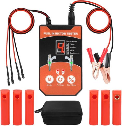 Fuel Injector Tester Cleaner Tool Kit High & Low Pressure Fuel Injector Cleaner 5 Pulse Modes Injector Tester DIY Cleaning Tools for All 12V/70V/120V EFI/GDI/PFI/FSI/Peizo Gasoline & Diesel injectors in Saudi Arabia
