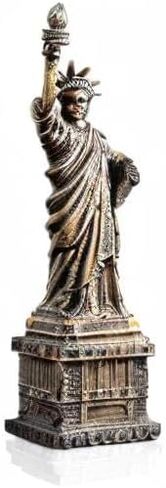 تمثال الحرية من ليبيندور مقاس 13 بوصة في الولايات المتحدة الأمريكية، منحوتة جزيرة الحرية في مدينة نيويورك، هدايا تمثال شخصية قابلة للجمع - بني الحرية in Kuwait