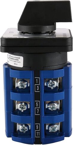 Baomain 63A مؤقتة الروتاري كام تبديل التبديل 660V 3-القطب 3-الموضع 12 محطات SZW26-63/B303.3 in Saudi Arabia