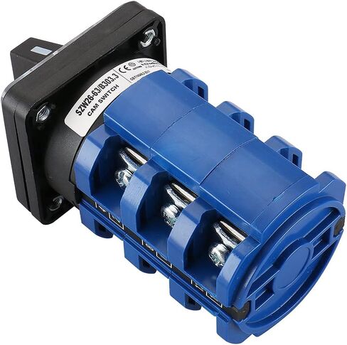 Baomain 63A مؤقتة الروتاري كام تبديل التبديل 660V 3-القطب 3-الموضع 12 محطات SZW26-63/B303.3 in Saudi Arabia