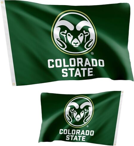 Desert Cactus Colorado State University Flag Double Sided Rams CSU Banners 100% Polyester Indoor Outdoor 3x5 feet Flags (Double Sided - Flag 1) in Saudi Arabia