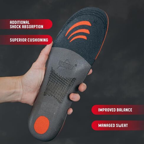 Advanced Running Insoles - Maximum Shock Absorption and Stability for All Running Styles, Ideal for Daily Training Dynamic in Saudi Arabia
