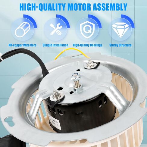 8832NA Blower Motor Assembly Replace 84757 99080520 JA2C028G JA2B099N JA2B099 Blower Motor Assembly Fits for Nutone 86652 86652G 8662 8832 8833 Bathroom Fan Motor Parts in Kuwait