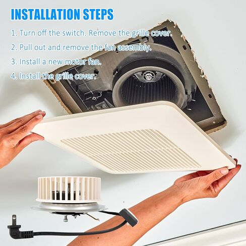 8832NA Blower Motor Assembly Replace 84757 99080520 JA2C028G JA2B099N JA2B099 Blower Motor Assembly Fits for Nutone 86652 86652G 8662 8832 8833 Bathroom Fan Motor Parts in Kuwait