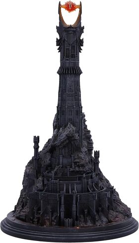 Nemesis Now Lord of The Rings Barad Dur Backflow Incense Burner 26.5cm, Resin, Black, Officially Licensed Lord of The Rings Sauron™ Merchandise, Cast in The Finest Resin, Expertly Hand-Painted in Saudi Arabia