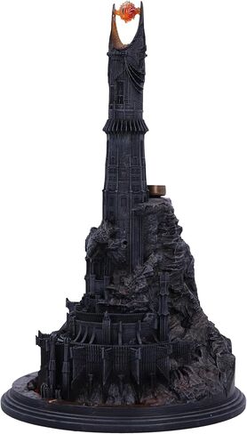Nemesis Now Lord of The Rings Barad Dur Backflow Incense Burner 26.5cm, Resin, Black, Officially Licensed Lord of The Rings Sauron™ Merchandise, Cast in The Finest Resin, Expertly Hand-Painted in Saudi Arabia