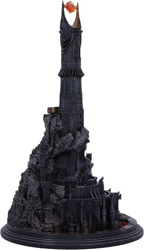 Nemesis Now Lord of The Rings Barad Dur Backflow Incense Burner 26.5cm, Resin, Black, Officially Licensed Lord of The Rings Sauron™ Merchandise, Cast in The Finest Resin, Expertly Hand-Painted in Saudi Arabia