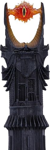 Nemesis Now Lord of The Rings Barad Dur Backflow Incense Burner 26.5cm, Resin, Black, Officially Licensed Lord of The Rings Sauron™ Merchandise, Cast in The Finest Resin, Expertly Hand-Painted in Saudi Arabia