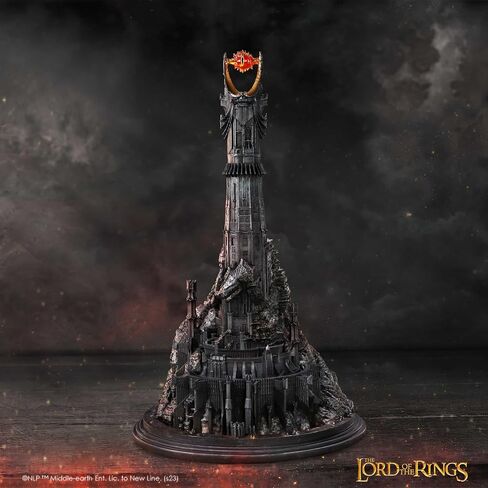 Nemesis Now Lord of The Rings Barad Dur Backflow Incense Burner 26.5cm, Resin, Black, Officially Licensed Lord of The Rings Sauron™ Merchandise, Cast in The Finest Resin, Expertly Hand-Painted in Saudi Arabia