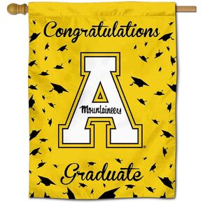 Appalachian State Mountaineers College Graduation Gift Banner Flag