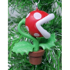 Mario Petey Piranha Ornament (Unique Shatterproof Design)