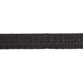 Belagio Enterprises 1-inch Faux Leather Woven Braid 10-Yard, Black