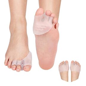 Yosoo Foot Separator for Brace, Bunion Corrector Pads Feet Toe Separators for Overlapping Toes, Gel Toe Separators Cushion Corrector Toe Separators 2 Pairs Hammer Toe Protector Helps