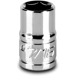Capri Tools 1/4-Inch Shallow Socket, 3/8-Inch Drive, 6-Point, SAE