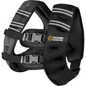 Power Guidance Weighted Vest for Men and Women, Upgraded Strength Training Weight Vests, Rucking Backpack with Weights, Weighted Workout Running Vest