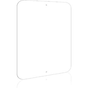 White Sublimation Blank Metal Signs : 1 Rust Free Aluminum Blank Aluminum Sign Metal Signs 18x12 Inch White Metal Blank Sign Fade Resistant UV Protected & Waterproof