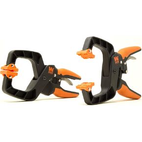 WEN CLH151 Quick-Release Ratcheting Hand Clamps with 1.5-Inch Jaw Opening and 1.5-Inch Throat, 4 Pack in Kuwait
