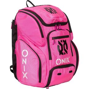 حقيبة ظهر Onix Pro Team Pickleball مع جيب مجداف و4 جيوب إضافية، وردي