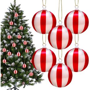 24 Pcs Christmas Satin Balls 1.57'' Christmas Silk Ball Ornaments Multicolored Christmas Tree Hanging Balls for Christmas Xmas Tree Decor Holiday Party Decorations (Red)