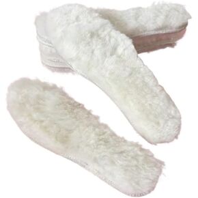 Genius Australian Sheepskin Wool Shoe Insoles, Fleece Shoe Pads, Snow Boot Inserts (38(24cm,9.5"))