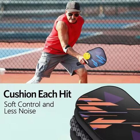 R&T Pickleball Paddles Set of 2 or 4, USAPA Approved Lightweight Pickleball Racket Set with Pickleball Balls and Carry Bag, Pickle Ball Equipment with Accesories, Pickle Ball Set for Men and Women in Saudi Arabia