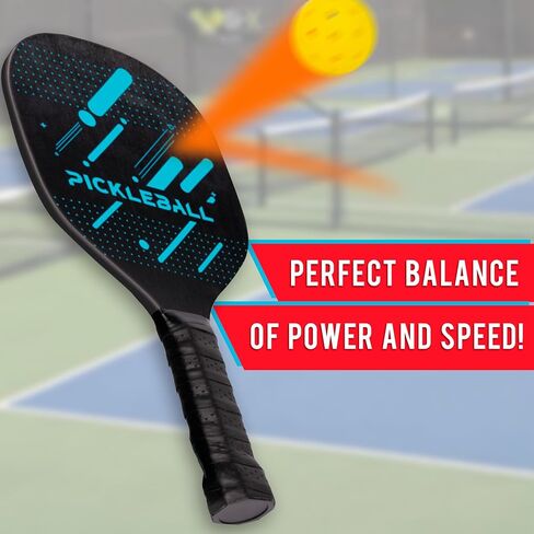 R&T Pickleball Paddles Set of 2 or 4, USAPA Approved Lightweight Pickleball Racket Set with Pickleball Balls and Carry Bag, Pickle Ball Equipment with Accesories, Pickle Ball Set for Men and Women in Saudi Arabia