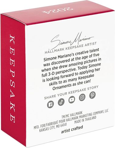 زينة عيد الميلاد الصغيرة من هولمارك تذكار 2024، أميرات ديزني ميريدا وسنو وايت، مجموعة من قطعتين، هدايا لمحبي ديزني in Kuwait