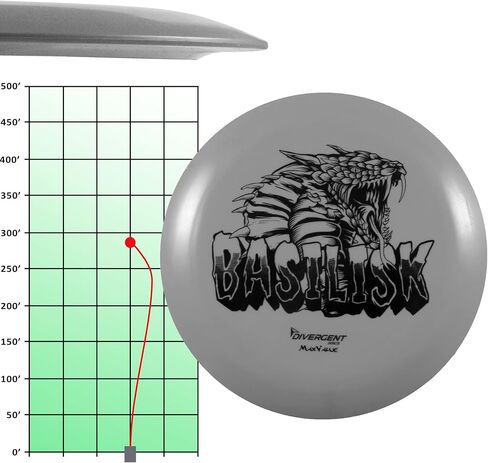 Divergent Discs Basilisk Long Range Disc Golf Driver in MaxValue Plastic in Saudi Arabia