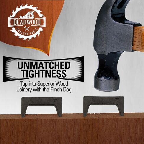 DCT Wood Clamps, 2in Pinch Clamp Pinch Dog 10-Piece Set for Woodworking Wood Glue Up Gluing Table Panel Pinch Dogs in Kuwait