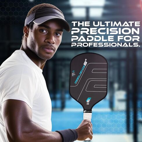 USAPA Approved Carbon Fiber Pickleball Paddle Set, Next-Gen 2024-25 Ultra Pro-Level Rackets with High-Grade T700 Technology, 16MM Polypropylene Honeycomb Core, for Men and Women in Saudi Arabia