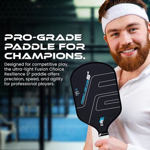 USAPA Approved Carbon Fiber Pickleball Paddle Set, Next-Gen 2024-25 Ultra Pro-Level Rackets with High-Grade T700 Technology, 16MM Polypropylene Honeycomb Core, for Men and Women in Saudi Arabia