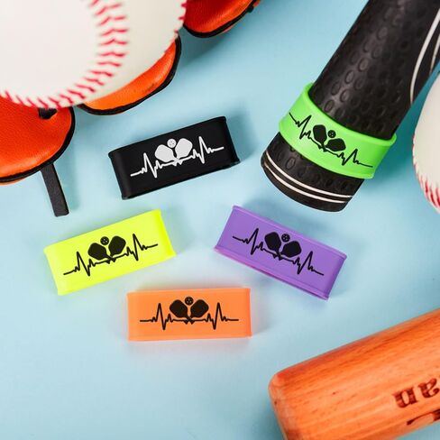 Flycalf شخصية Pickleball مجداف العصابات مجموعة سيليكون اسم شريط لحام 2 قطعة مضرب تنس Pickleball معدات الملحقات in Saudi Arabia