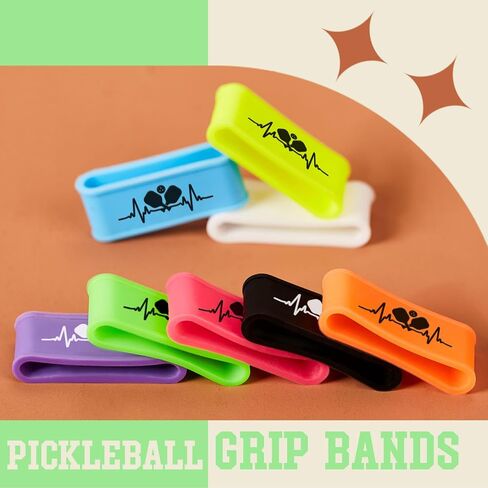 Flycalf شخصية Pickleball مجداف العصابات مجموعة سيليكون اسم شريط لحام 2 قطعة مضرب تنس Pickleball معدات الملحقات in Saudi Arabia