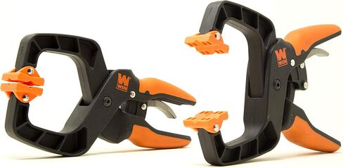 WEN CLH151 Quick-Release Ratcheting Hand Clamps with 1.5-Inch Jaw Opening and 1.5-Inch Throat, 4 Pack in Kuwait