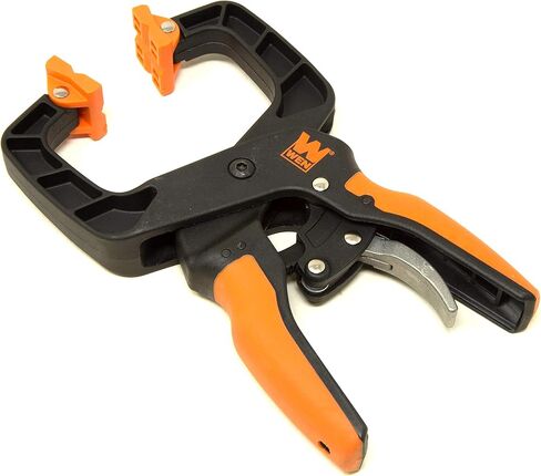 WEN CLH151 Quick-Release Ratcheting Hand Clamps with 1.5-Inch Jaw Opening and 1.5-Inch Throat, 4 Pack in Kuwait