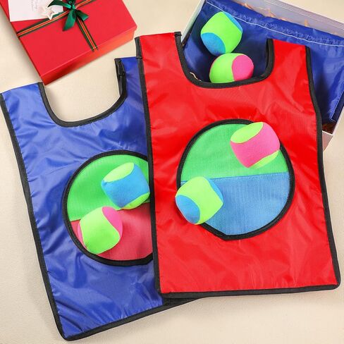 لعبة دودج بول للأطفال مجموعة كرات القذف والالتقاط، 2 سترات للإمساك، 6 كرات دودج، 1 حقيبة برباط، ألعاب ساحة الشاطئ، مجموعة كرات الإمساك، ألعاب حفلات الحديقة، ألعاب خارجية لعيد الميلاد كهدية عيد الميلاد in Kuwait