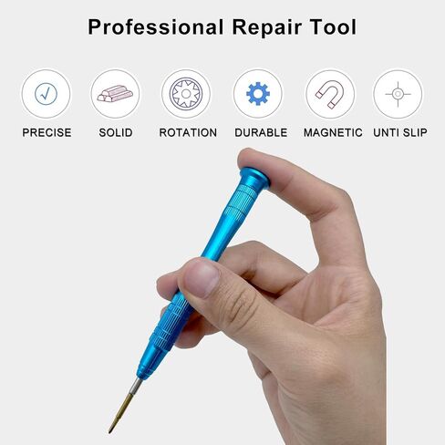 Precision Phillips Screwdriver #000, Small Phillips Screwdriver PH000/1.5mm Compatible with iPhone MacBook DJI Propeller & Switch, S2 High Alloy Steel Head, Magnetic Tip, 360° Swivel Cap in Kuwait