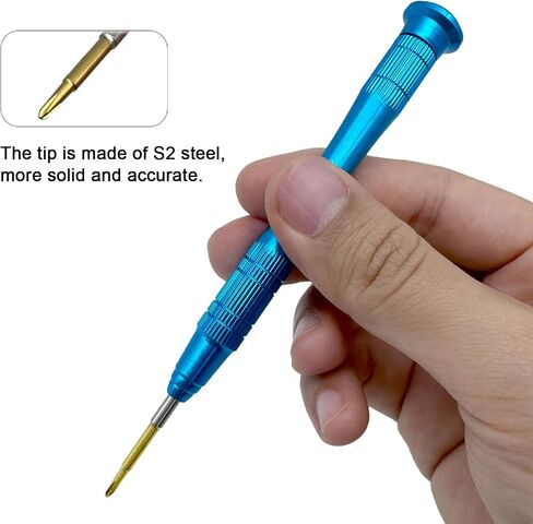Precision Phillips Screwdriver #000, Small Phillips Screwdriver PH000/1.5mm Compatible with iPhone MacBook DJI Propeller & Switch, S2 High Alloy Steel Head, Magnetic Tip, 360° Swivel Cap in Kuwait