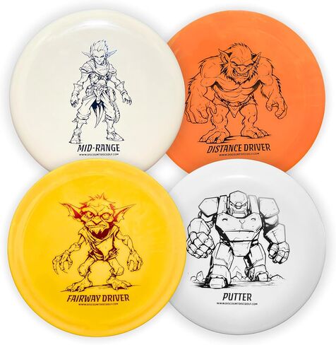 Discount Disc Golf 4 Disc Value Set | Includes Putter, Midrange, Fairway Driver, and Distance Driver in Saudi Arabia