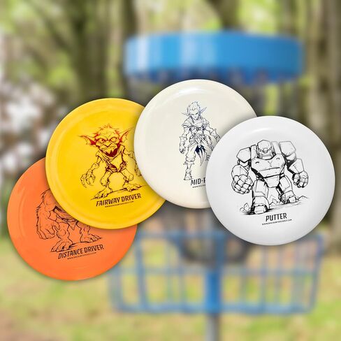 Discount Disc Golf 4 Disc Value Set | Includes Putter, Midrange, Fairway Driver, and Distance Driver in Saudi Arabia
