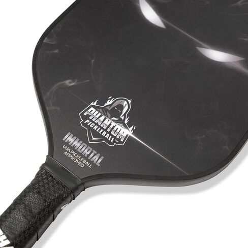 Phantom Immortal 16mm Carbon Fiber Wide Body Pickleball Paddles - Max Grit and Spin - USAPA Approved – Pickleball Rackets - Pickle-Ball Equipment with Polypropylene Core – Lightweight in Saudi Arabia