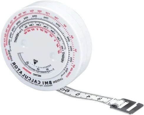 HomeSoGood 2 Pcs BMI Body Mass Index Retractable Tape 150cm Body Tape Measures Tools with BMI Calculator for Body Waist Weight Health Accurate Measurement Diet Weight Loss in Saudi Arabia