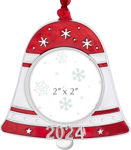 3PCS Christmas Tree Ornaments Set Picture Frame Ornament Holiday Keepsake Gift Home Decor Christmas Decorations Xmas Gifts Pendant with 2" Photo Frame Insert (Snowman Set 2024) in Kuwait