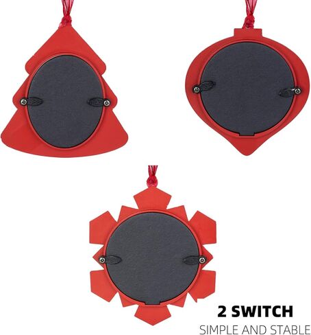 3PCS Christmas Tree Ornaments Set Picture Frame Ornament Holiday Keepsake Gift Home Decor Christmas Decorations Xmas Gifts Pendant with 2" Photo Frame Insert (Snowman Set 2024) in Kuwait