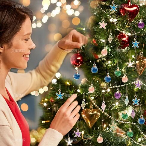 AUEAR, Ocean Starfish Conch Seashell Enamel Charms Pendants for DIY Jewelry Making in Kuwait