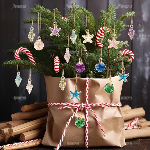 AUEAR, Ocean Starfish Conch Seashell Enamel Charms Pendants for DIY Jewelry Making in Kuwait