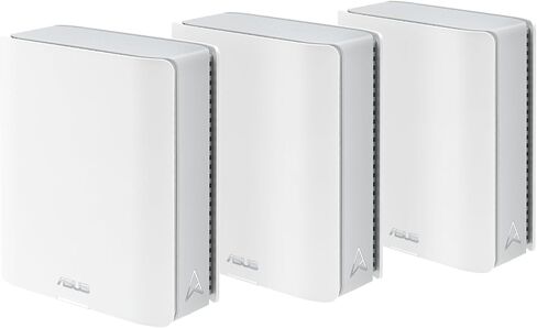 ASUS ZenWiFi Whole-Home Tri-band Mesh WiFi 6E System (ET8 3PK), Coverage up to 7,500 sq.ft, 6600Mbps, new 6GHz band, AiMesh, Lifetime Free Internet Security, Parental Control, EasySetup, Instant Guard in Saudi Arabia