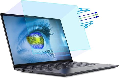 2 Pack 14 Inch Anti Glare Screen Protector For Lenovo Slim 7i/Yoga Slim 7i 14'' (Gen 9), IdeaPad Slim 5i 14''(Gen 9), Flex5 Chrome 14'' (14IAU), Newest Lenovo 14'' Laptop, Eye Protection Filter in Saudi Arabia