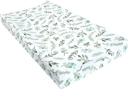 Hudson Baby Unisex Baby Changing Pad Cover, Construction, One Size in Kuwait